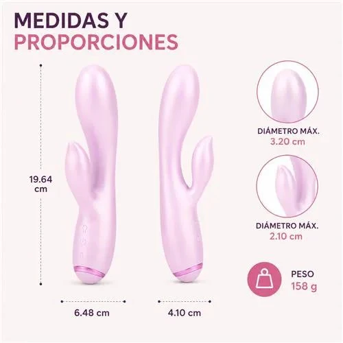 Rabbit Vibrator Roselix - ¡Inflalo Y Disfrutá Lo Nuevo! 2