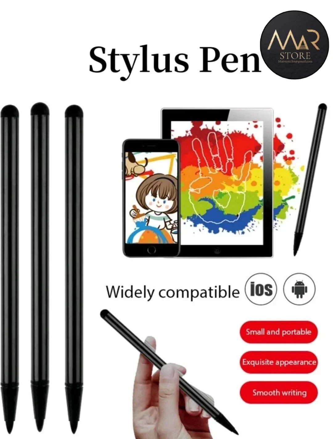 Bolígrafo stylus ligero portátil multifuncional   2