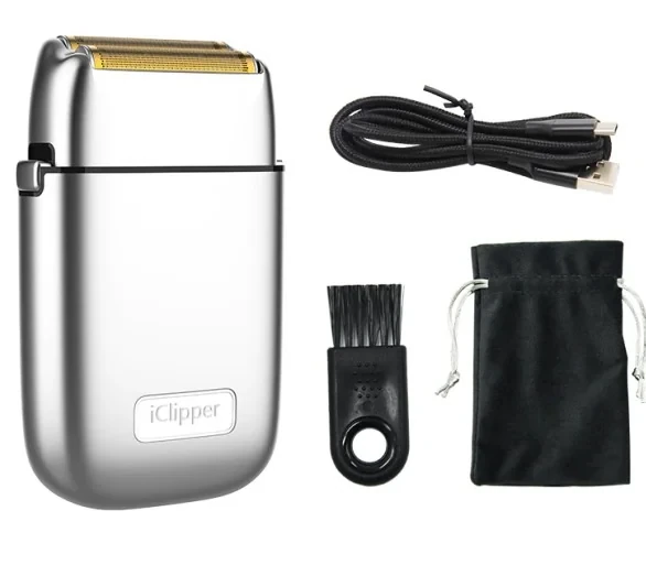 AFEITADORA SHAVER METAL CON TAPA BLU 2