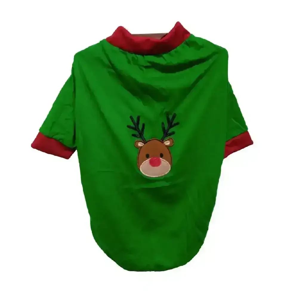 Polo navideño Reno verde 