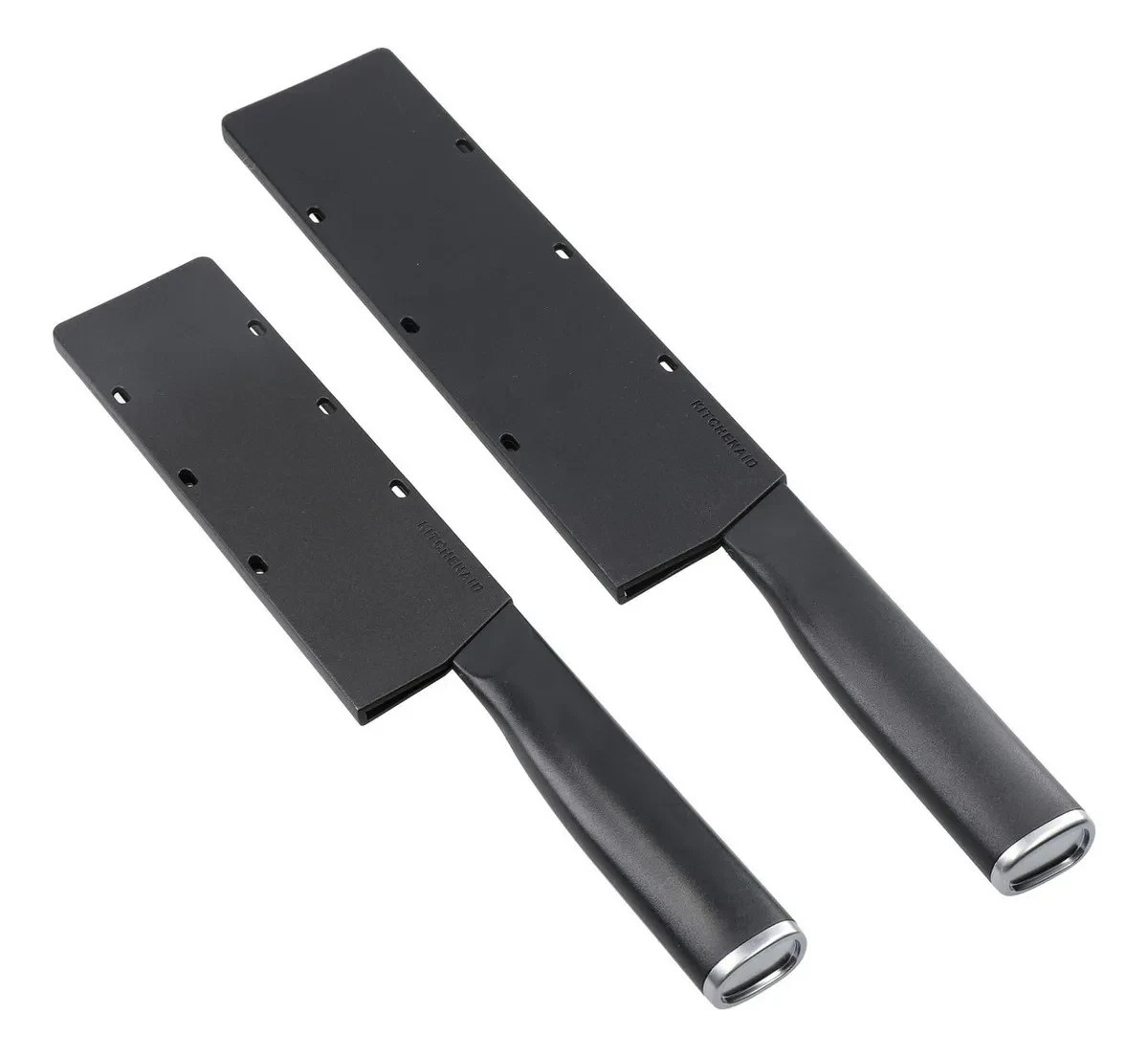 Set De Cuchillos Kitchenaid X2 Keg2ptheohoba Santoku Acero Color Negro 2