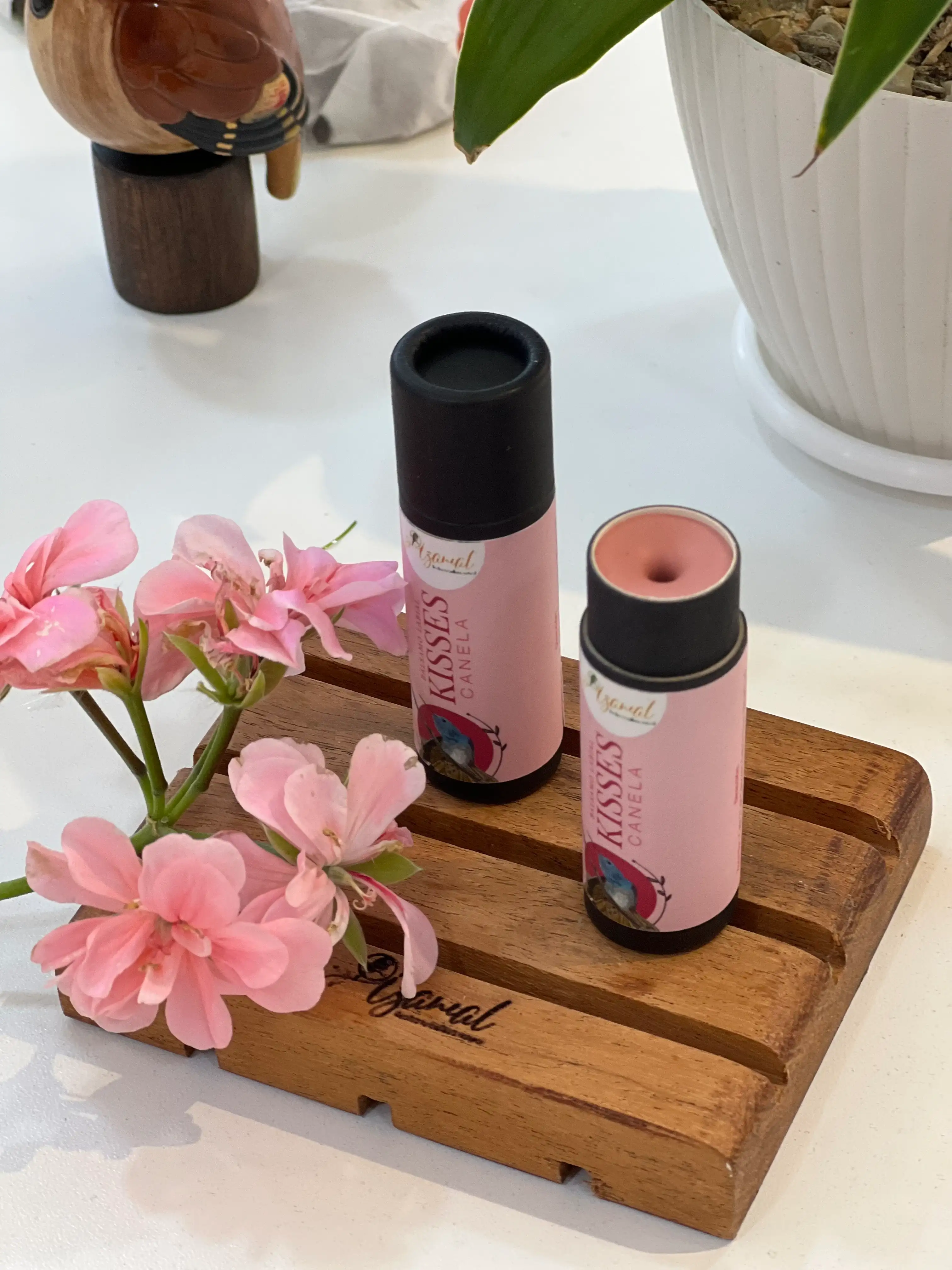 Balsamo Canela para Labios y Mejillas (tono rosa)