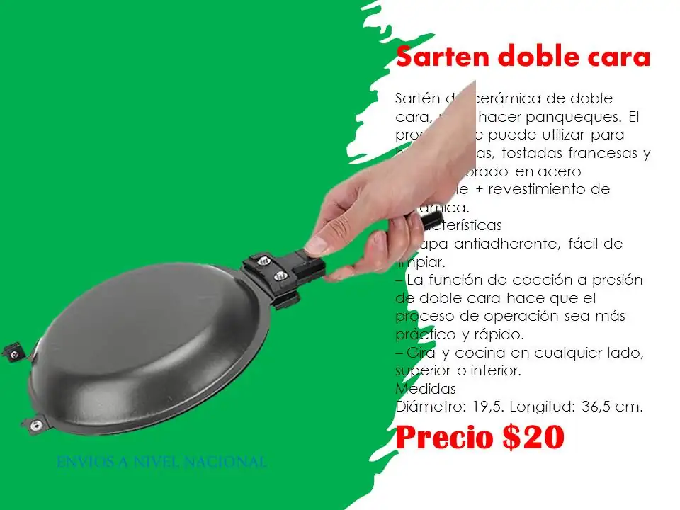 Sarten doble cara 