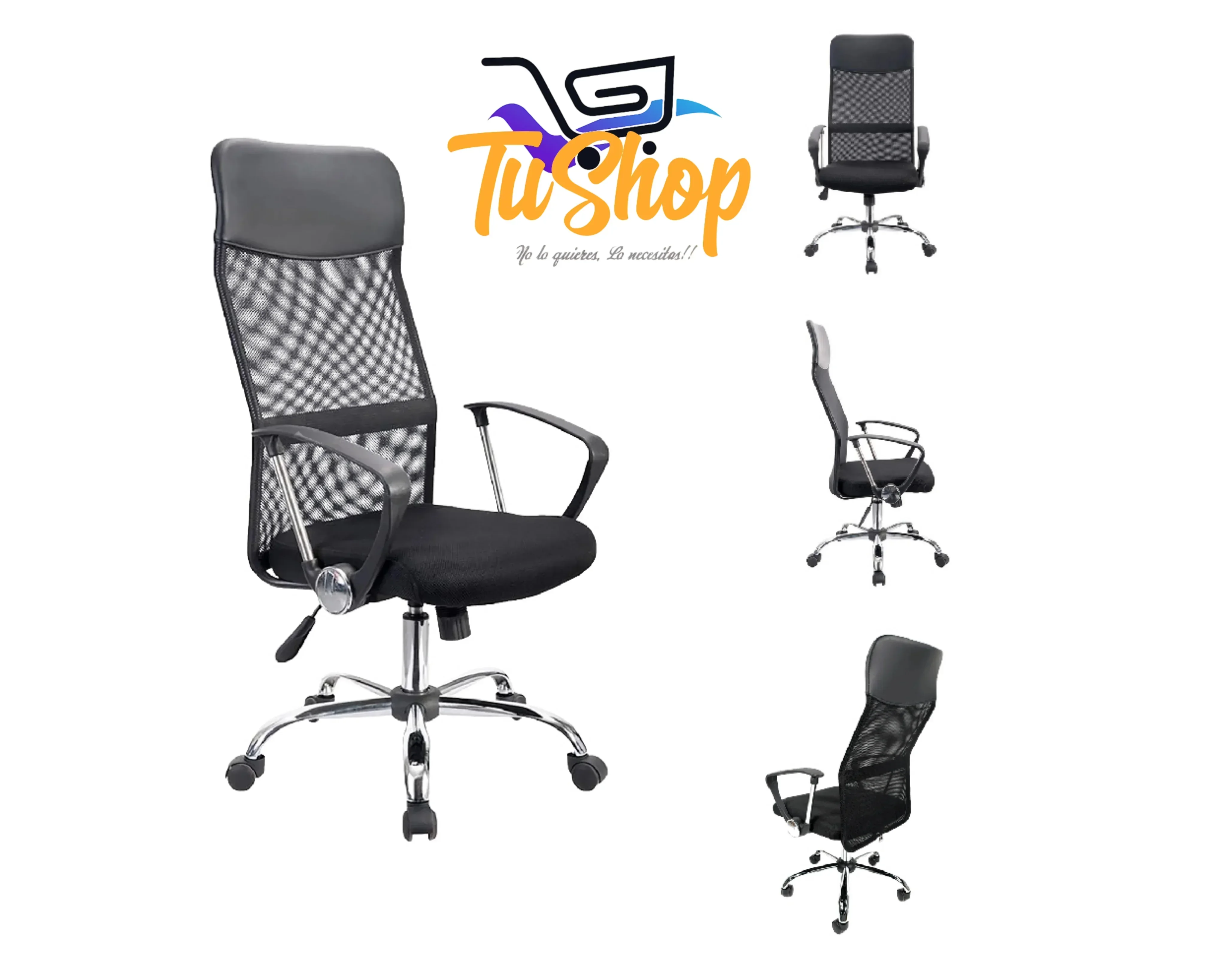 Silla Ergonómica Reclinable Respaldo Alto 2