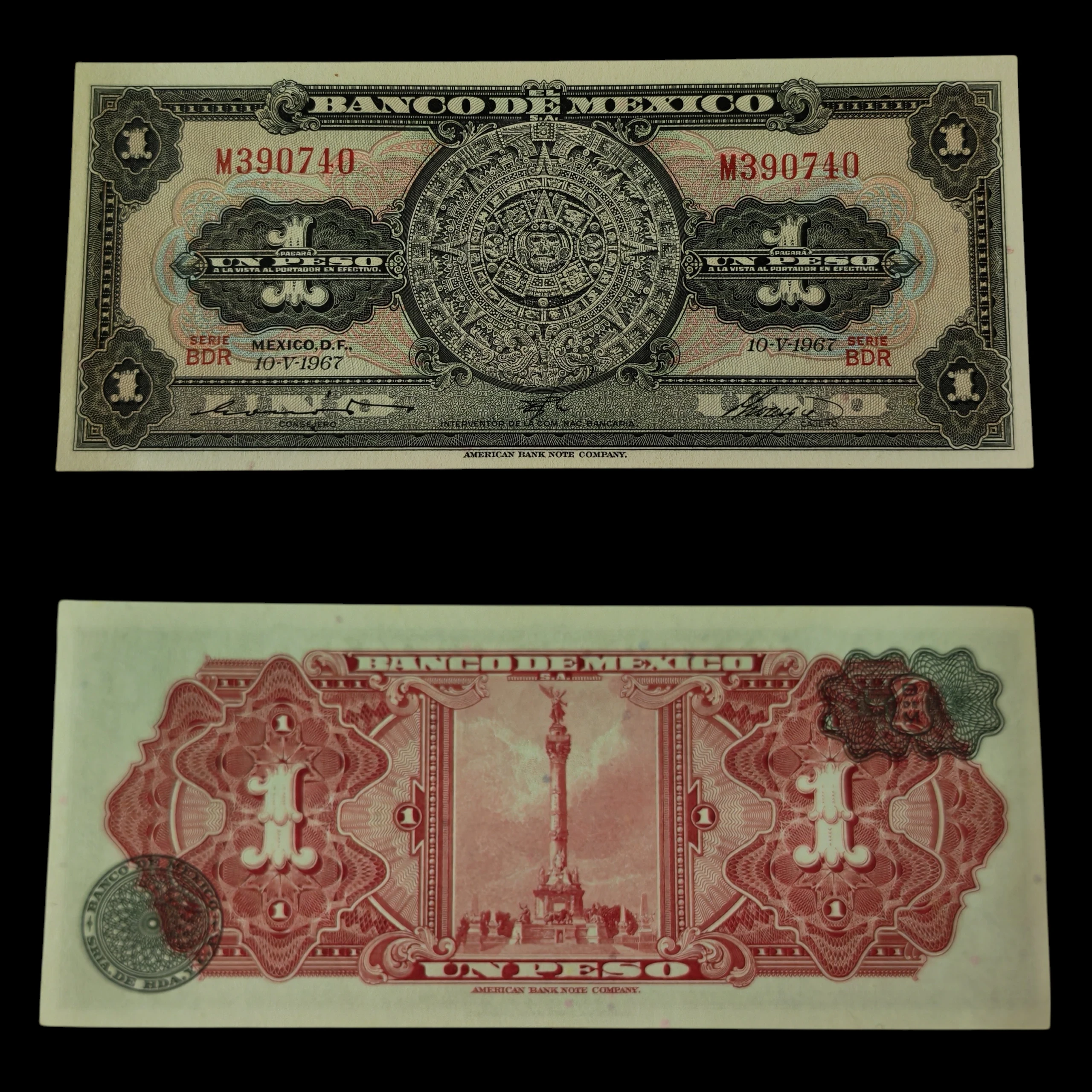 ° México 1 peso UNC