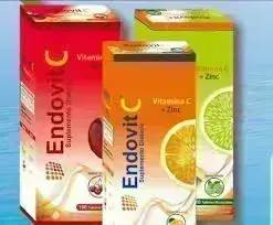 ENDOVIT C NARANJA X 100 TABLETAS VITAMINA C+ZINC