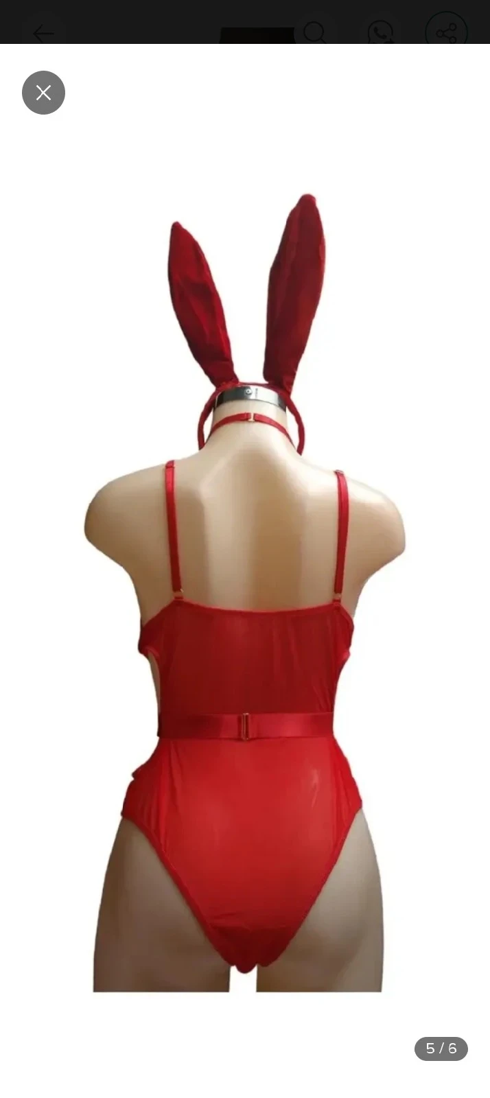 Coordinado Sexy de Conejita 3
