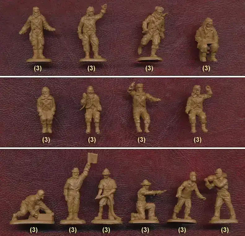 1/72 Red Box WW2 IJN Pilots and Ground Crew 3
