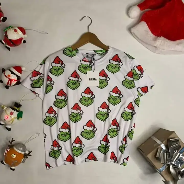 CROPTOP GRINCH FULL PRINT 