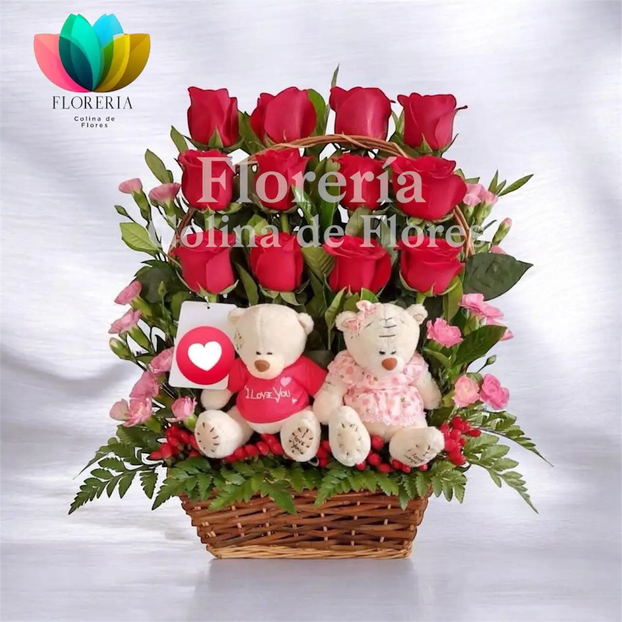 Canaste de rosas 