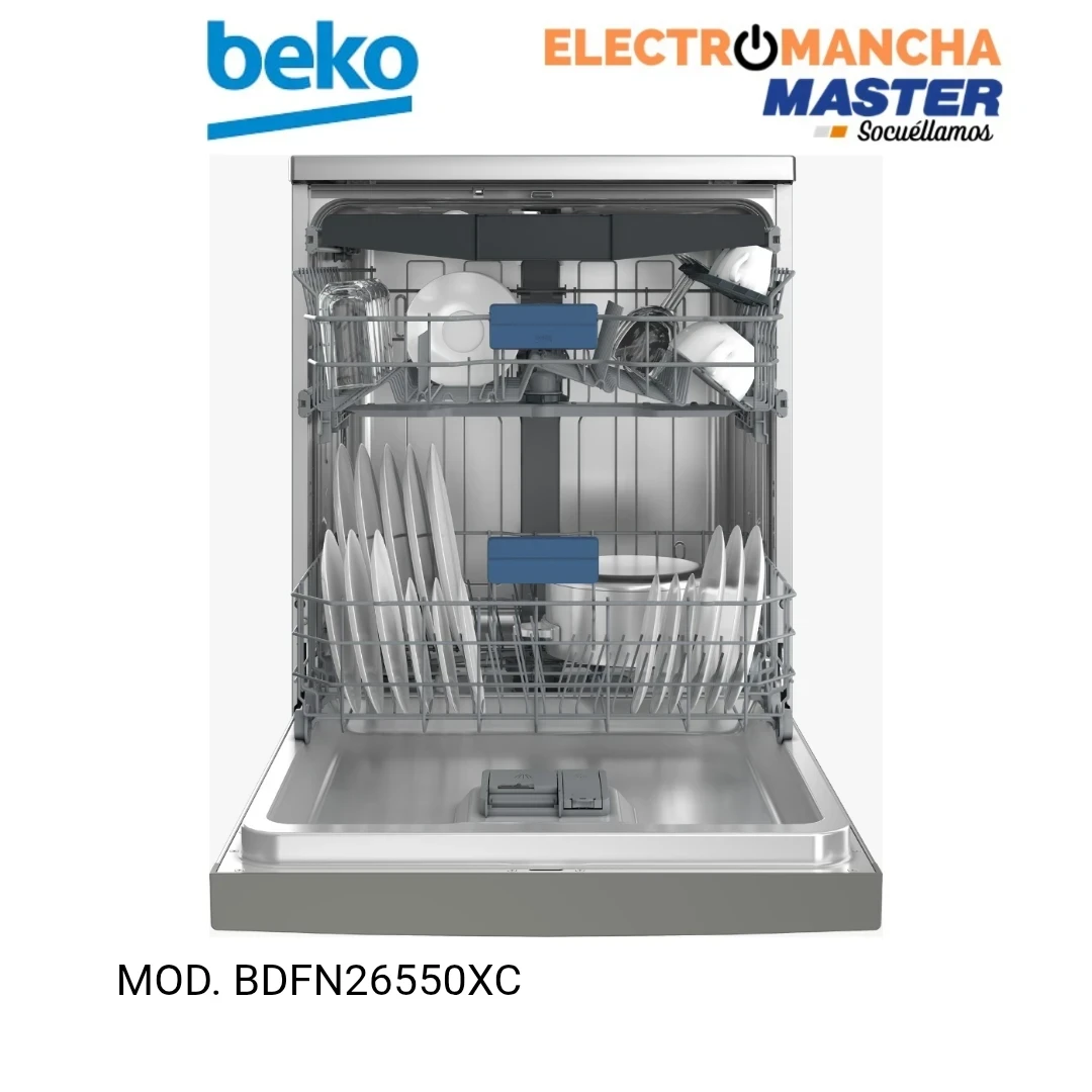 LAVAVAJILLAS BEKO BDFN26550XC B INOX 3 BANDEJA 4