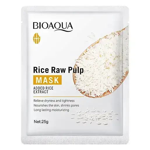Mascarilla en velo de Arroz Bioaqua