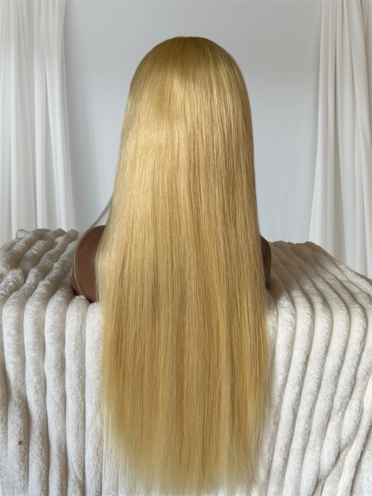 Peluca cabello humamo 30 pulgadas, #613  frontal 13x4 4