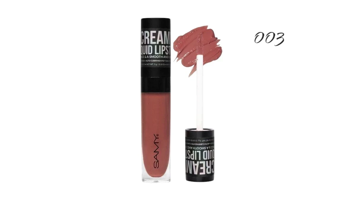 samy labial liquido cremoso tono 003 cappuccino