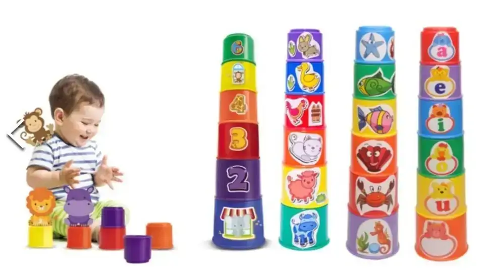 Torre Apilables con Stickers  1ra Infancia 2