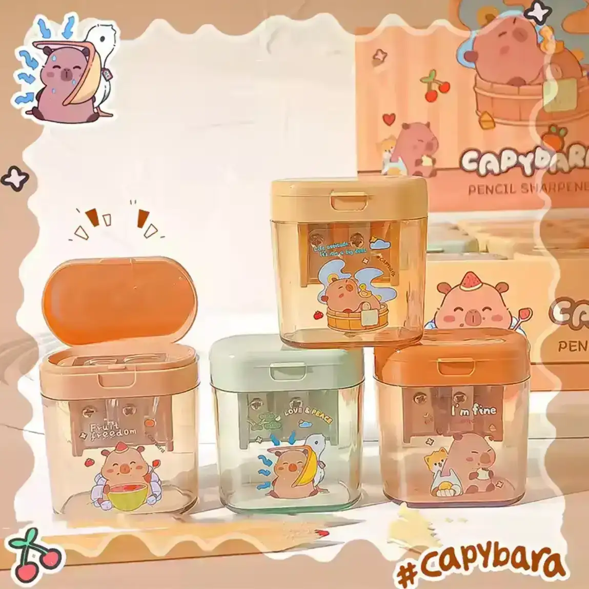 Sacapuntas capibara 