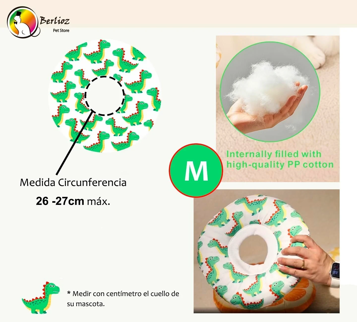 COLLAR ISABELINO T - M 3