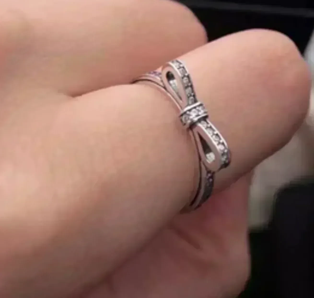 Anillo Lazo Pavé  2