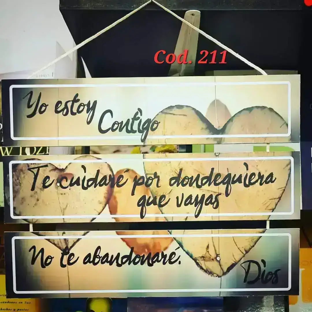 Cuadro chico x 3. Cód. 211