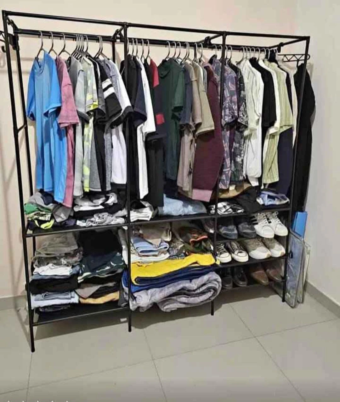 CLÓSET PERCHERO ARMABLE DE 3 MÓDULOS  2