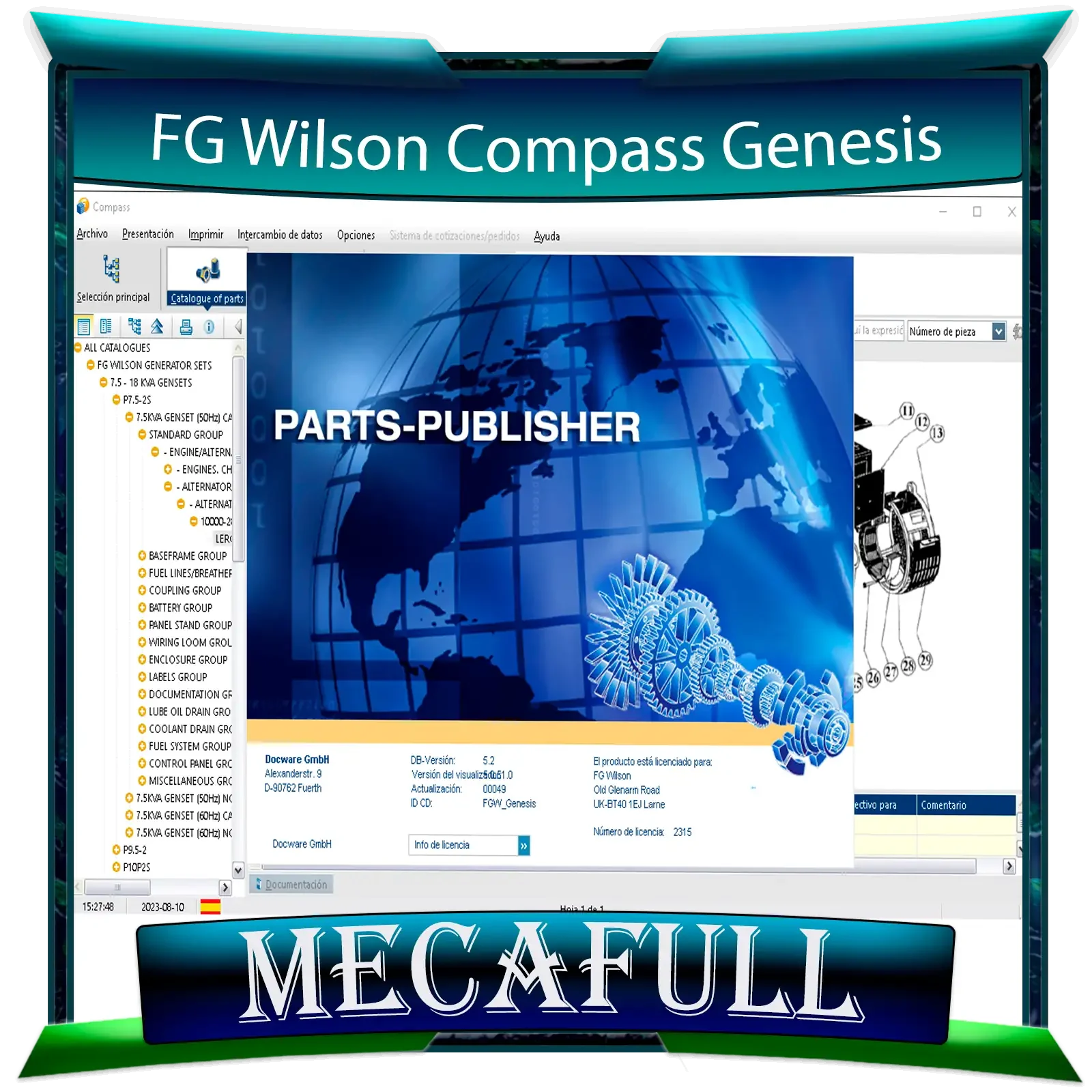 FG Wilson Compass Genesis 2014A