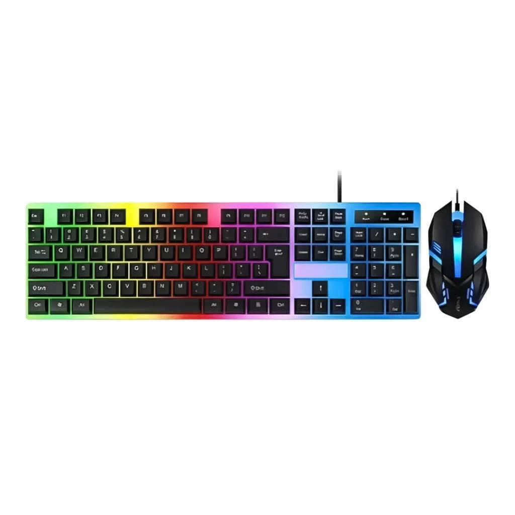 Combo Teclado y Mouse Gamer Led