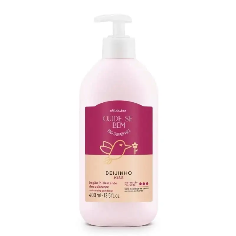 Cuide-se Bem Loción Hidratante Corporal Beijinho, 400ml
