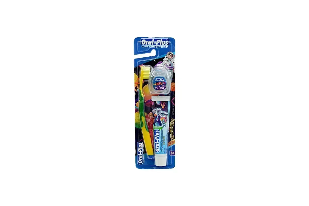 KIT JUNIOR 6+ CEPILLO+SEDA+CREMA