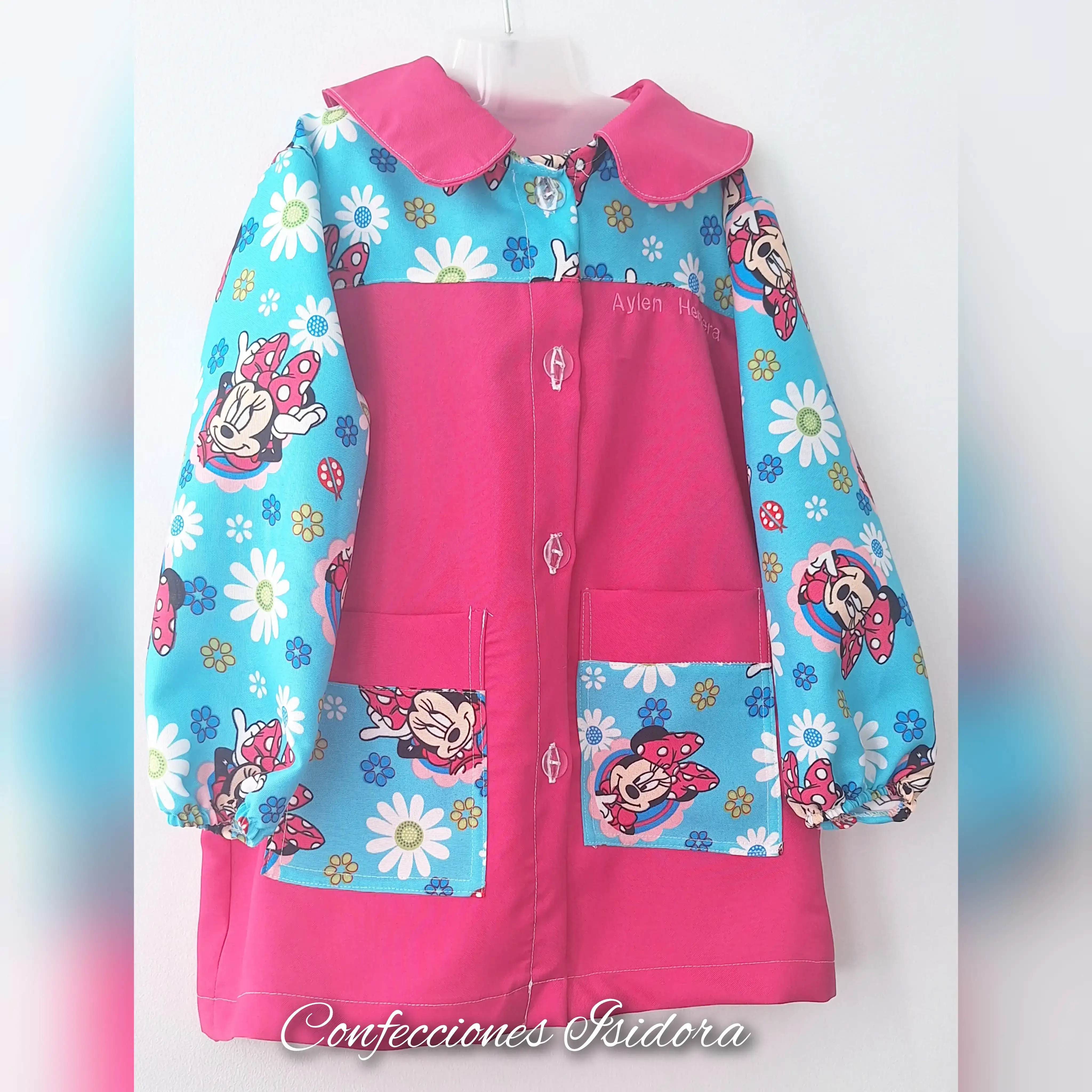 Delantal minnie , Fuscia 