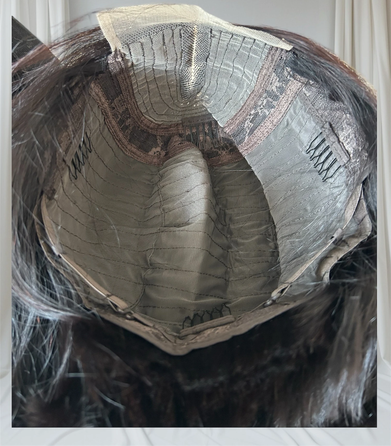 Peluca en 10” cabello humano, frontal lace T 13x4x1 5