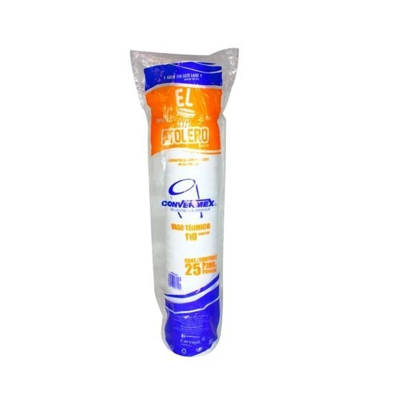 Vaso térmico Convermex 10 oz 25 pz