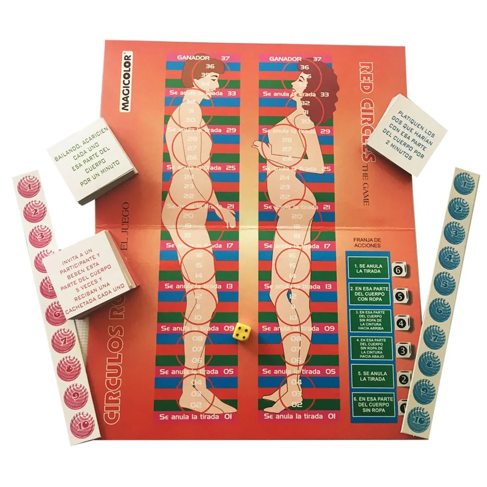 JUEGO DE MESA CIRCULOS ROJOS 2