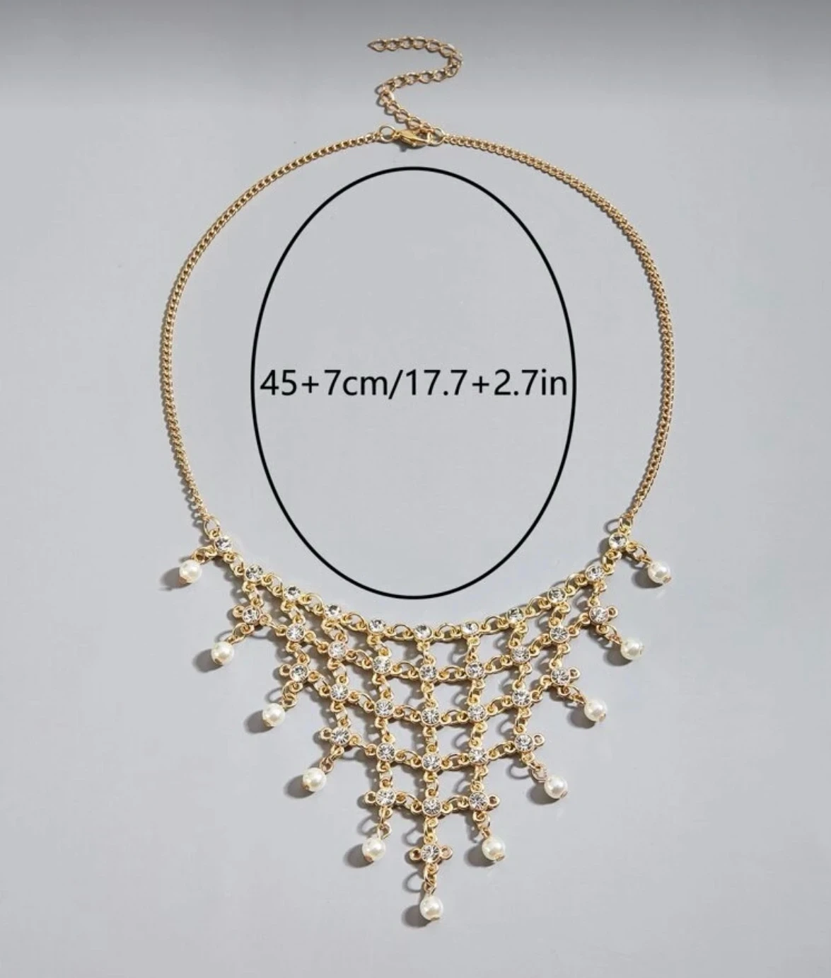 Collar con diseño de cascada 3