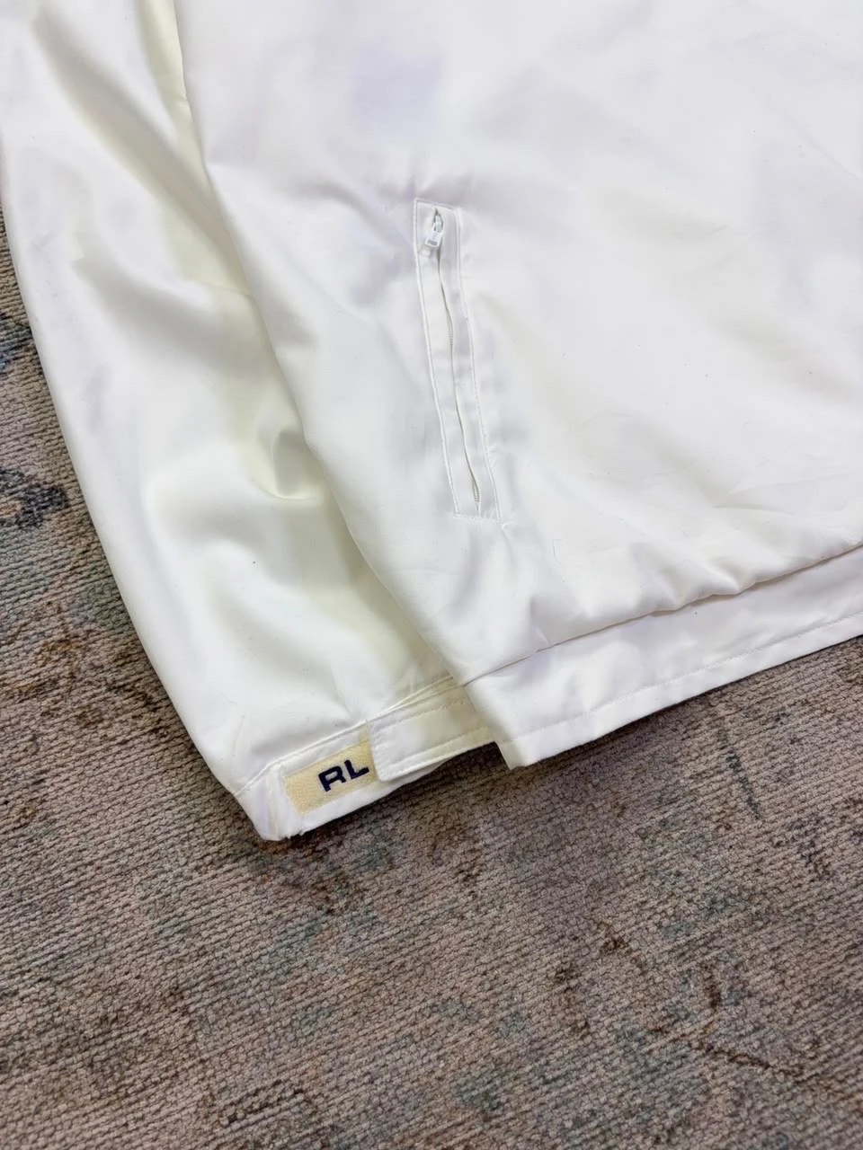 Polo Golf Ralph Lauren Quarter-Zip Windbreaker Blanco (XL) 4