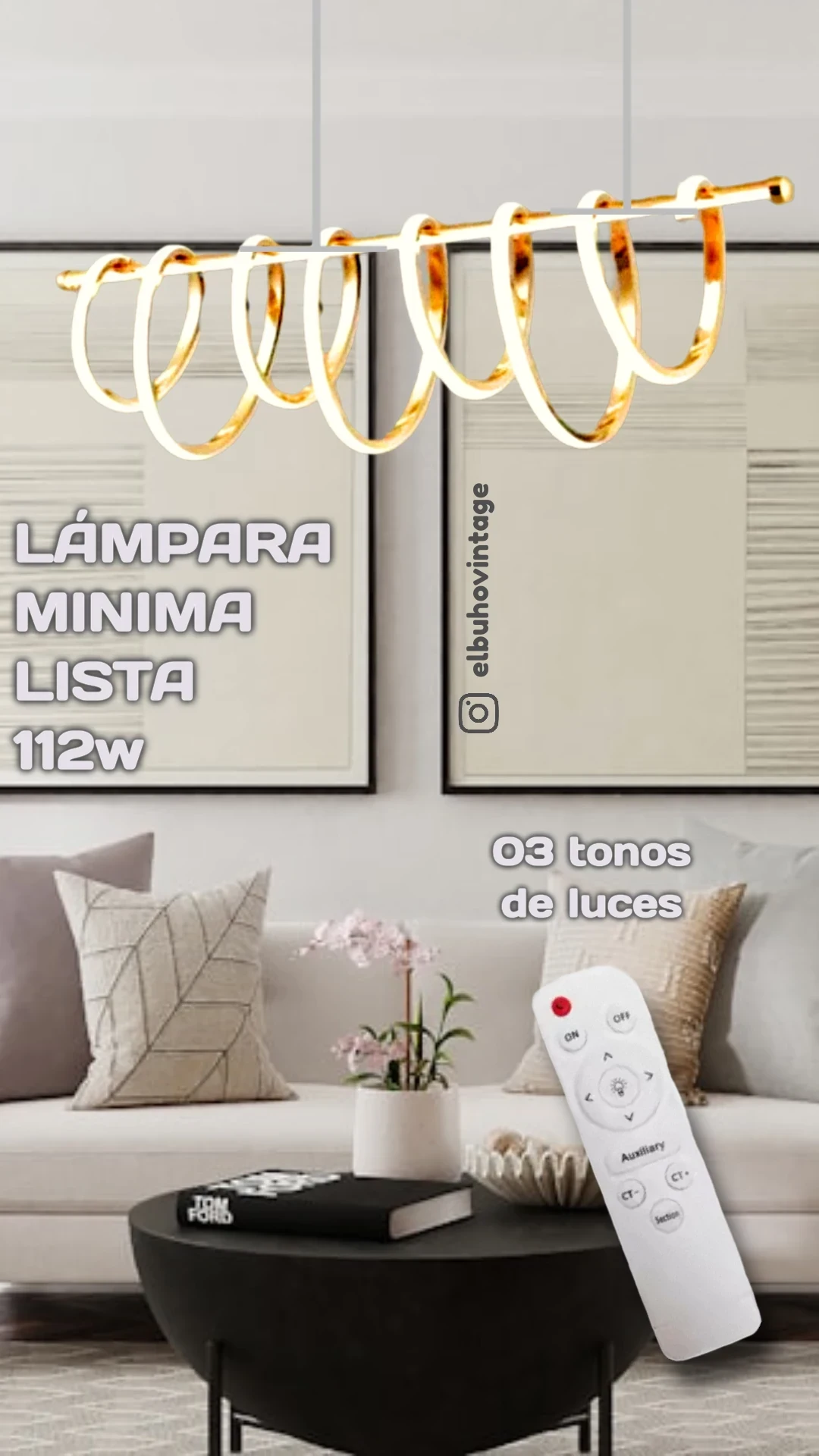 Lámpara Minimalista 