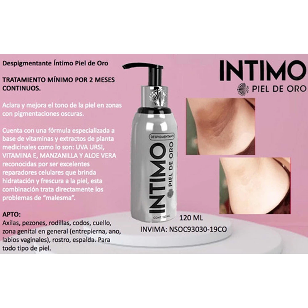 Despigmentante aclarante intimo 60ml