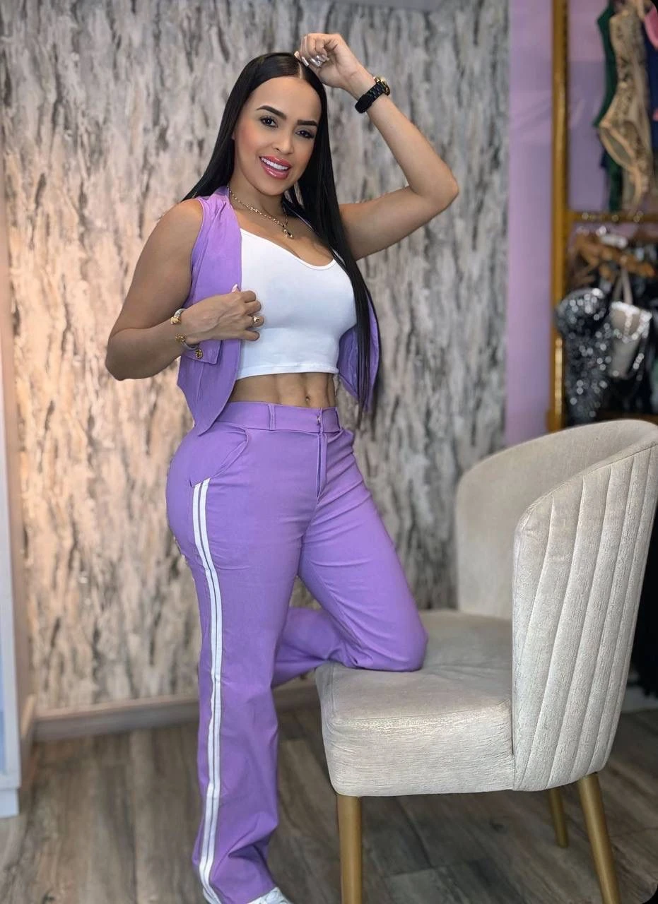 Conjunto Pantalón top y chaqueta  3