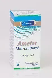 AMEFAR 250 MG/ 5 ML SUSP FCO X 120 ML METRONIDAZOL TRIDEX
