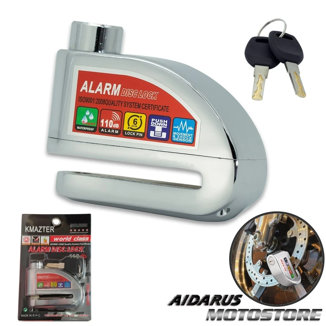 CANDADO ALARMA REFORZADO PARA DISCO