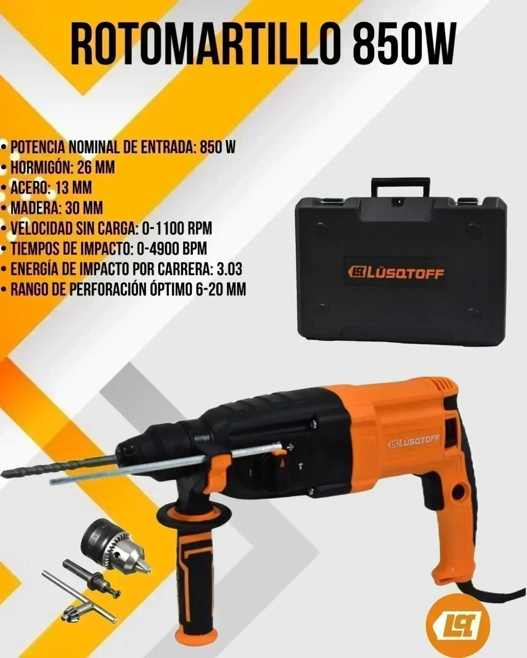 ROTOMARTILLO LUSQTOFF 850W