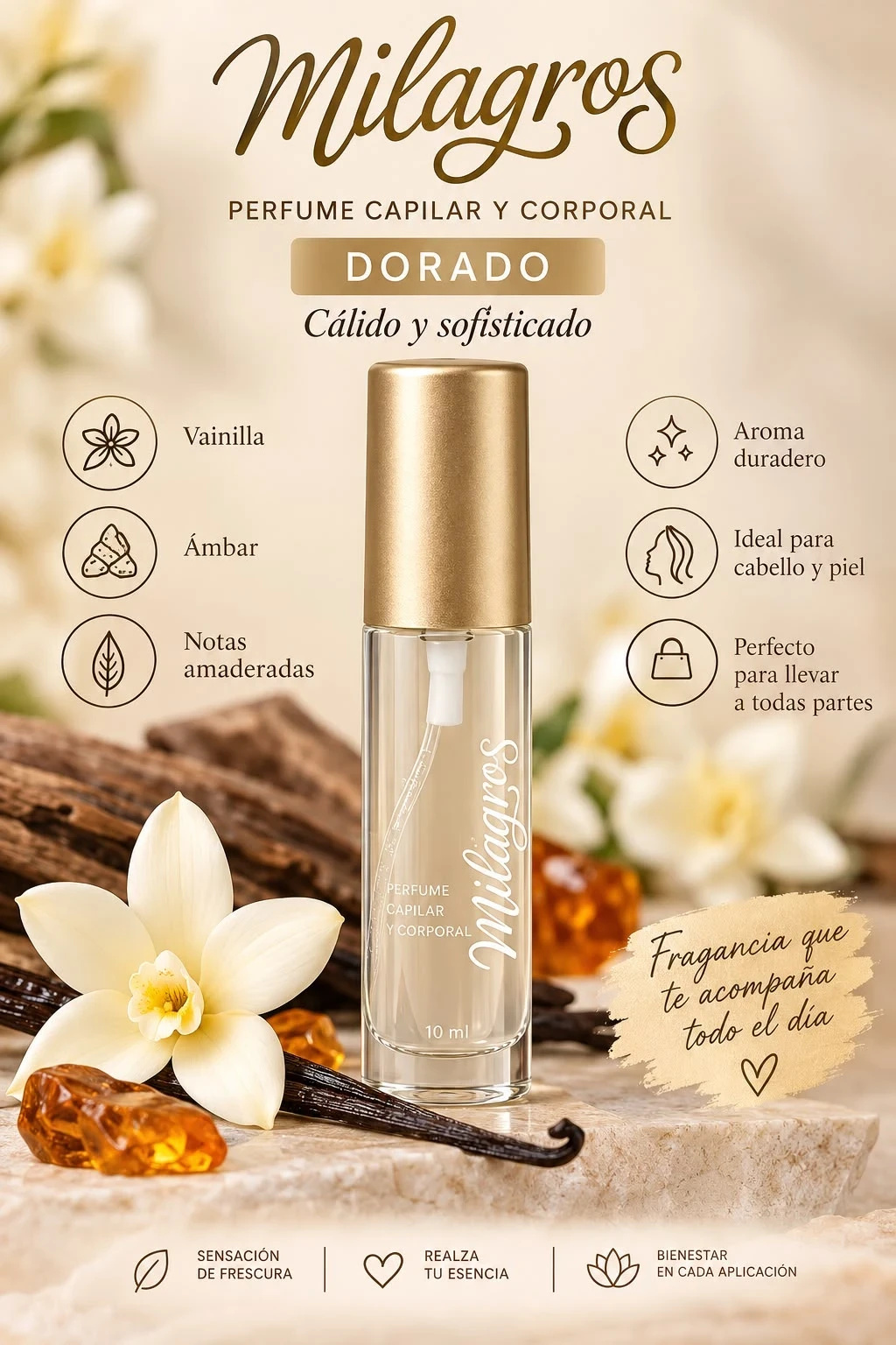 milagros perfume capilar mini gold tapa dorado.jfif