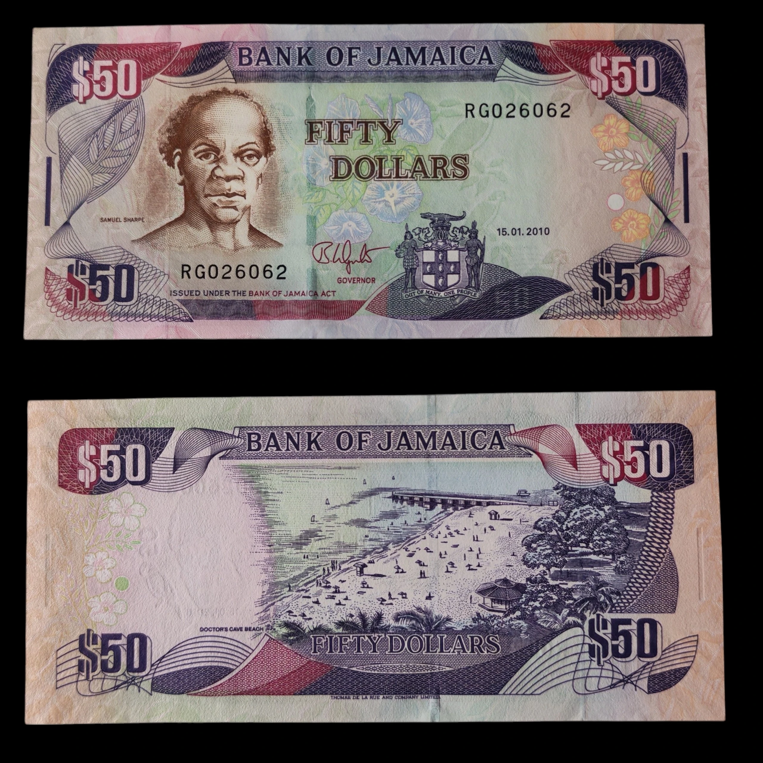 ° Jamaica 50 dolares UNC