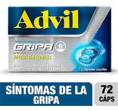 ADVIL GRIPA MULTISINTOMAS CJA X 72 CAP LIQ GSK