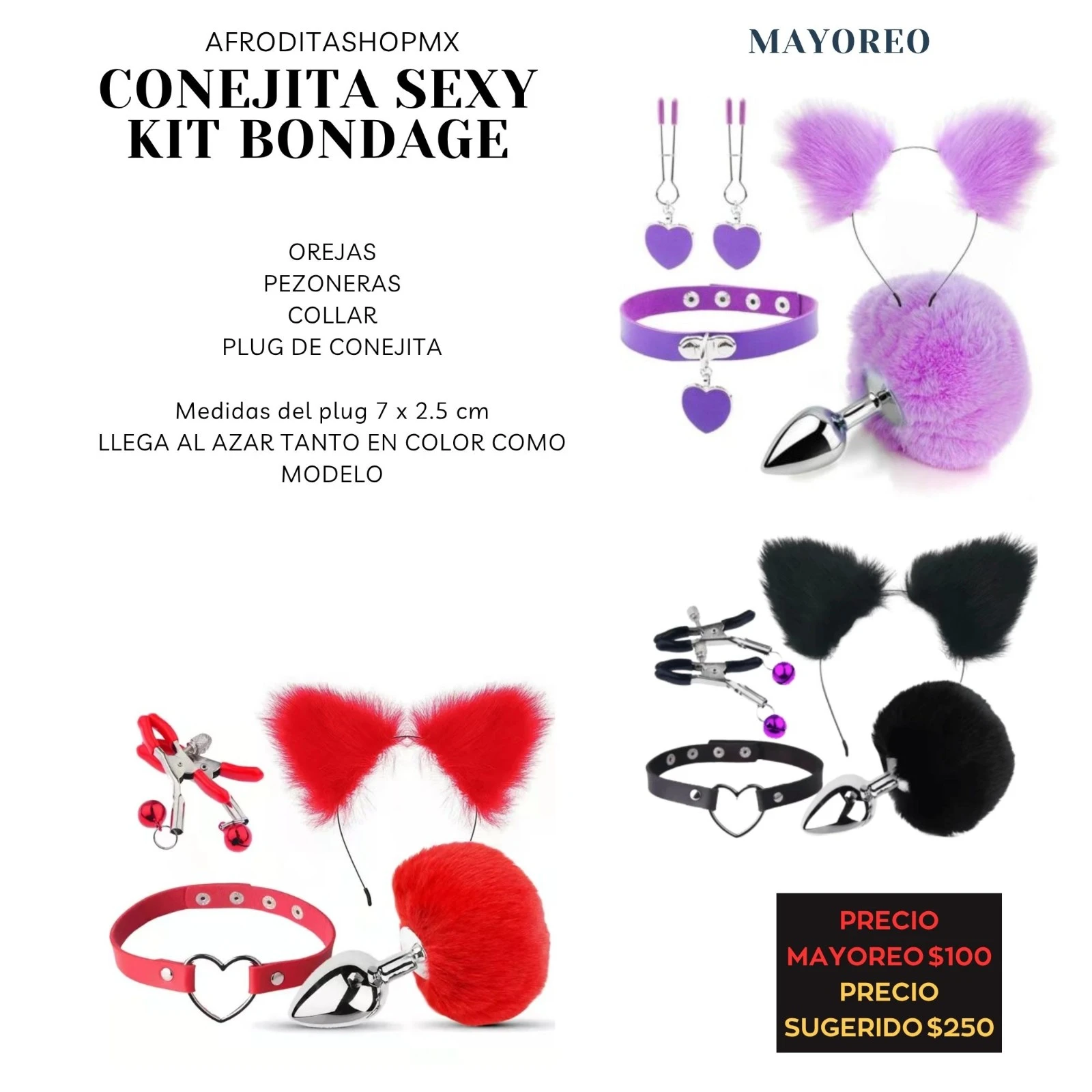 CONEJITA sexy kit BONDAGE