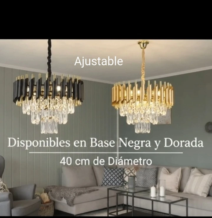 Lámpara Candelabro 40cm 3