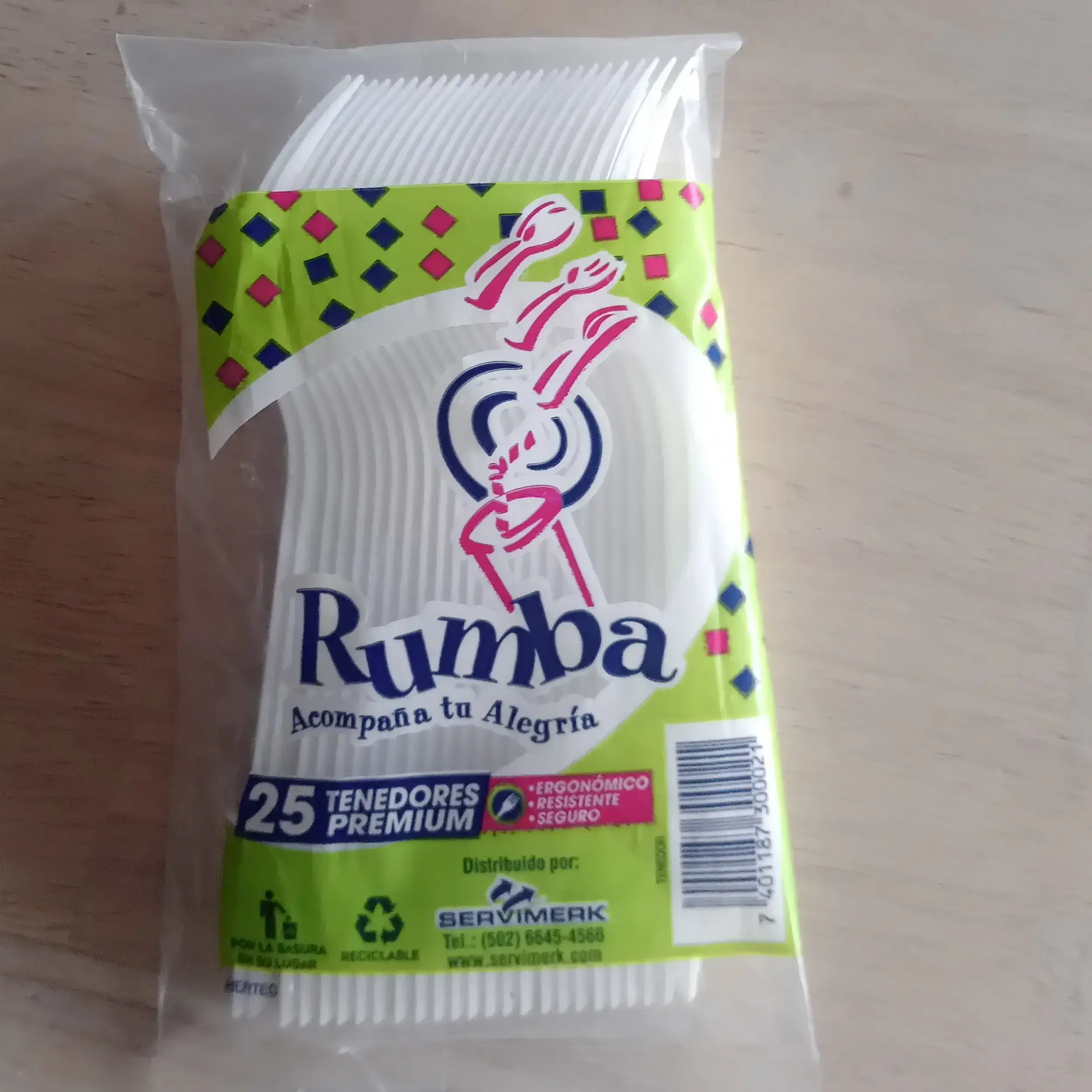Rumba Tenedores 25 unidades 