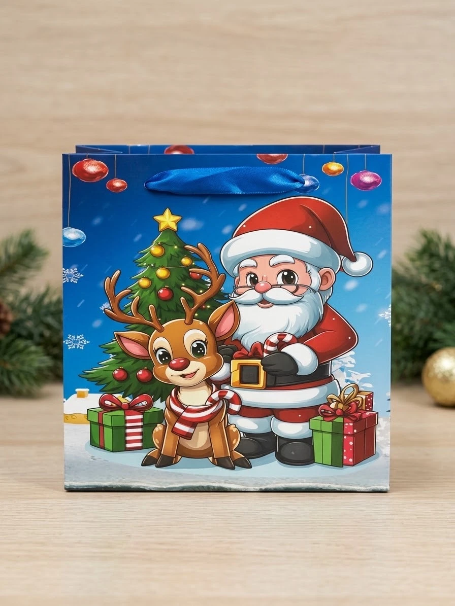 PAQUETE DE 12 bolsas de regalo. 2 modelos por paquete 3