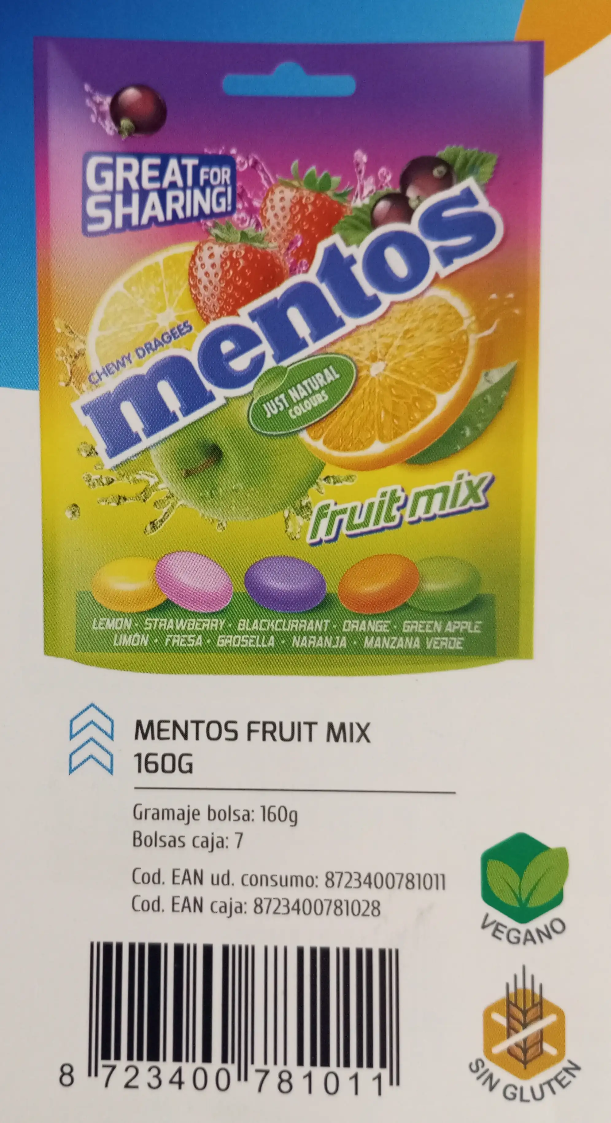 MENTOS FRUIR MIX