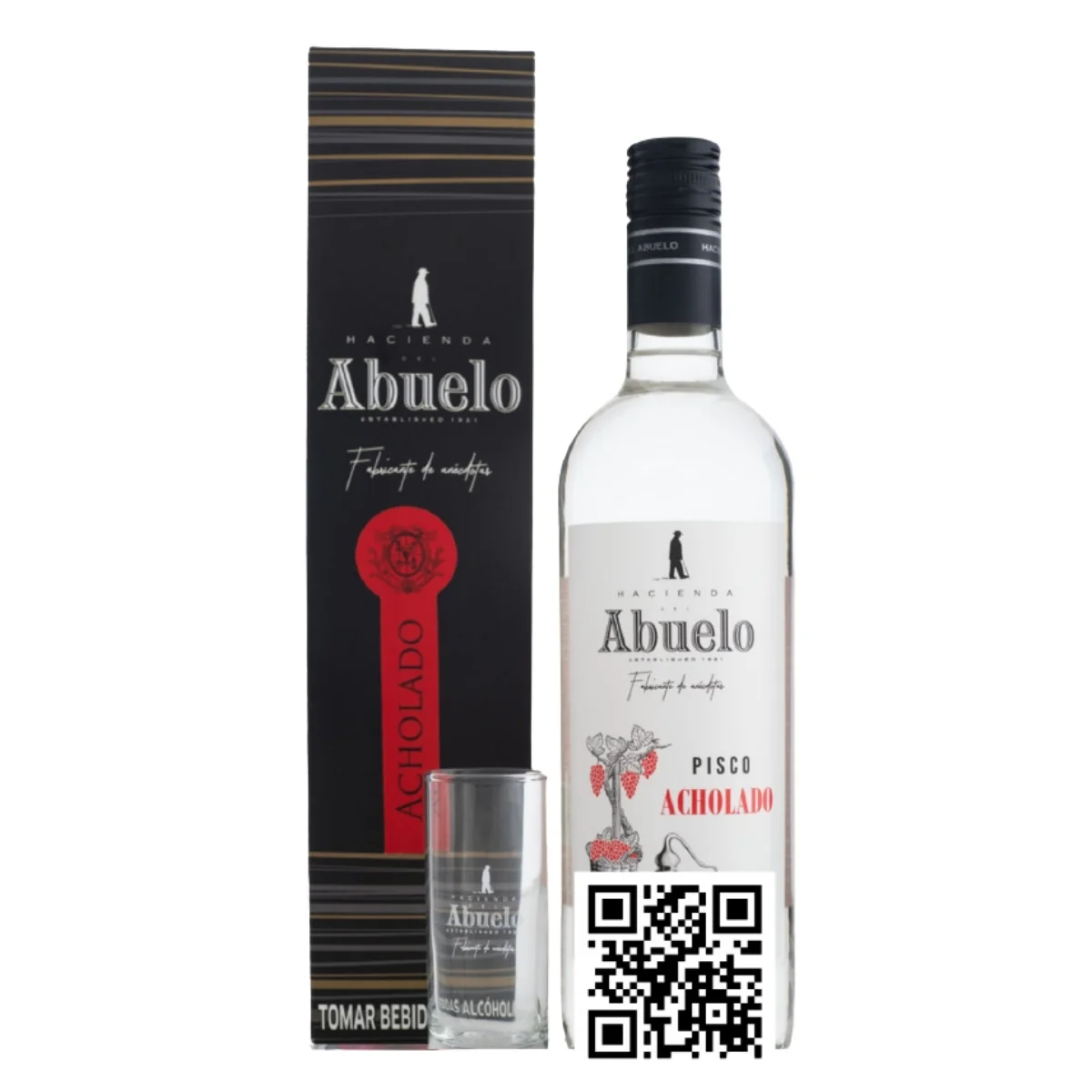 HDA PACK PISCO ACHOLADO 750 ML + SHOT