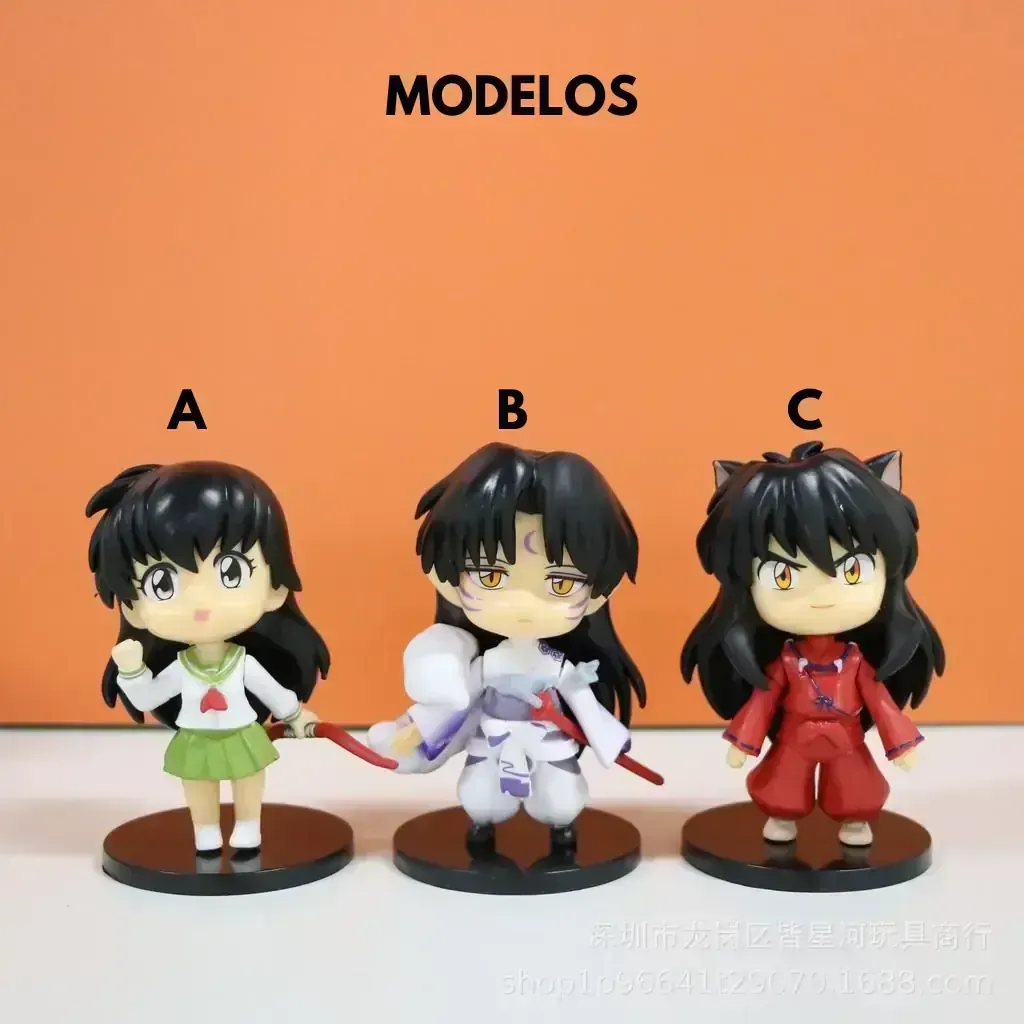 FIGURAS INUYASHA 10CM  3